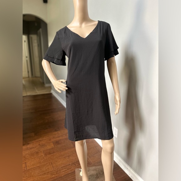 NWT QIXING Black Dress - Picture 1 of 6